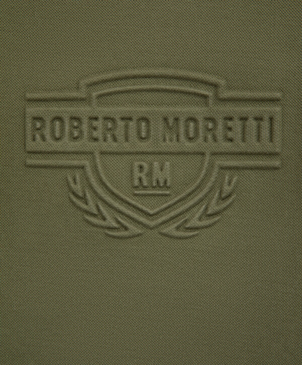 фото Лонгслив трикотажный с принтом зелёный для мальчика roberto moretti