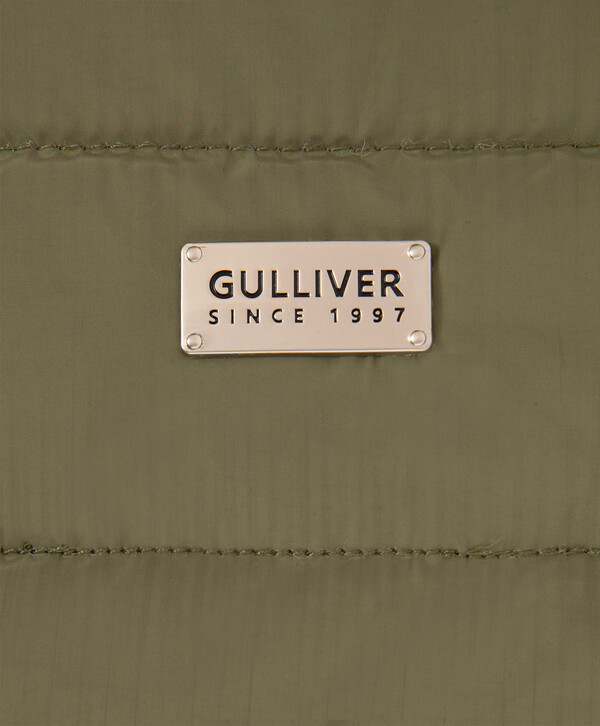 фото Рюкзак мягкой формы для мальчика хаки gulliver