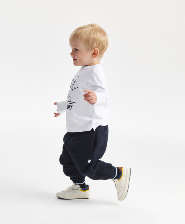 фото Лонгслив для мальчика с принтом белый gulliver gulliver baby