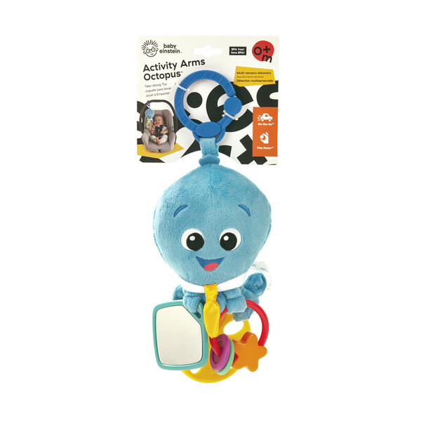 фото Развивающая игрушка подвеска для новорожденных осьминог baby einstein