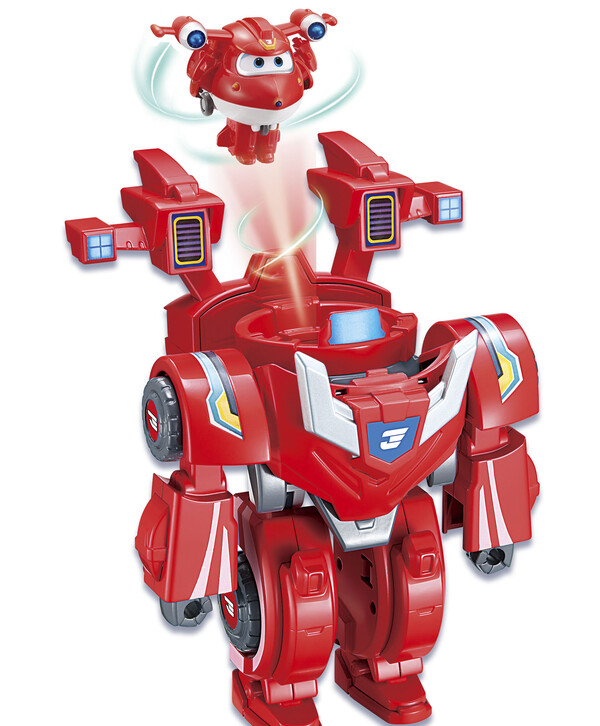 фото Супер крылья машина-трансформер с мини фигуркой джетта super wings