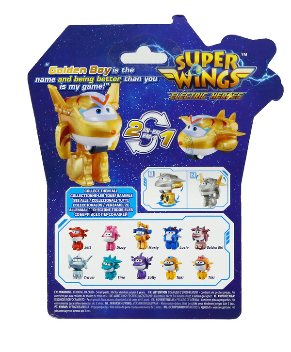 фото Супер крылья мини-трансформер голден бой super wings