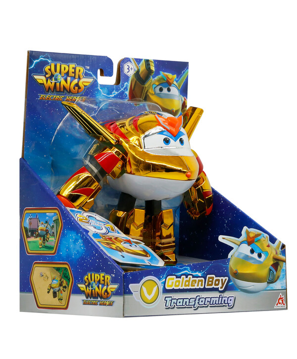 фото Супер крылья трансформер голден бой super wings