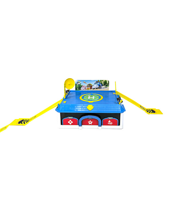 фото Штаб-квартира. кейс для хранения мини машинок, "робокар поли" robocar poli