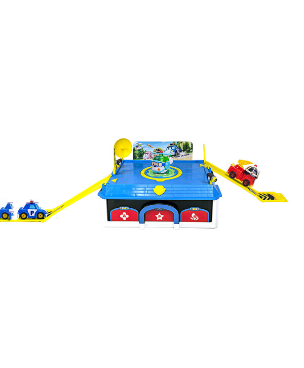фото Штаб-квартира. кейс для хранения мини машинок, "робокар поли" robocar poli
