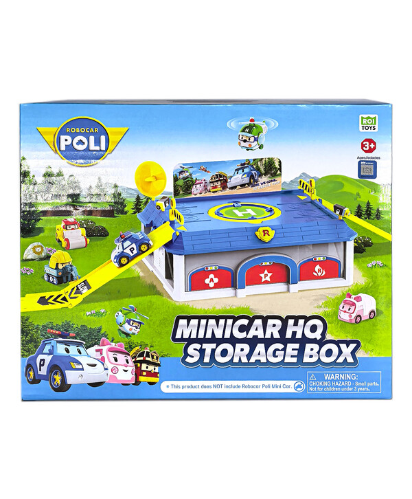 фото Штаб-квартира. кейс для хранения мини машинок, "робокар поли" robocar poli
