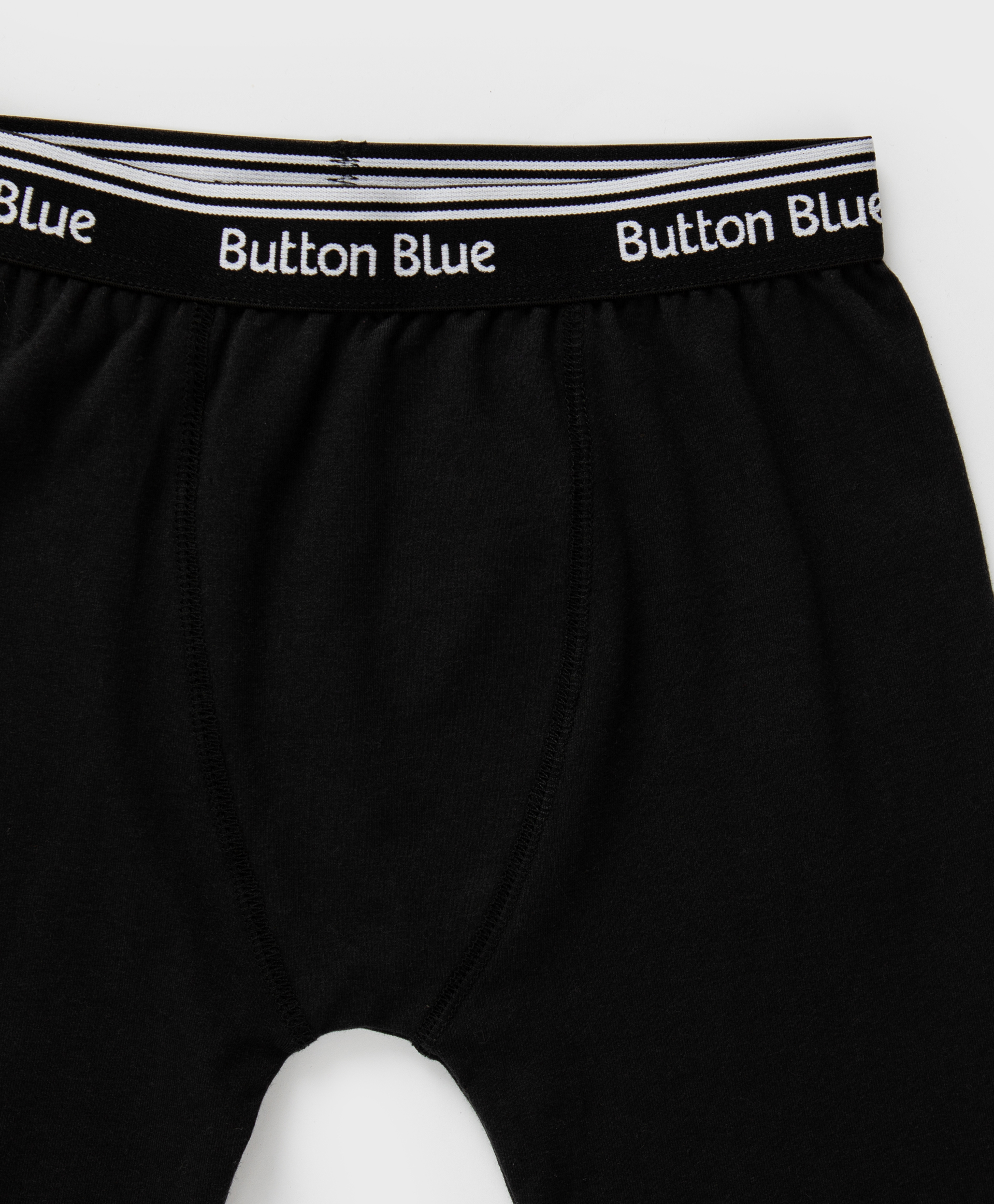 Кальсоны с поясом на резинке черные Button Blue