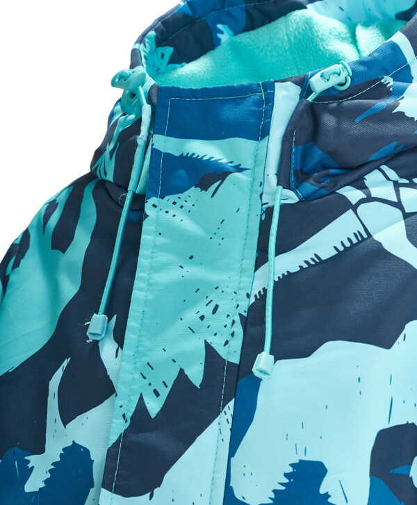 Синее демисезонное полупальто Active Button Blue