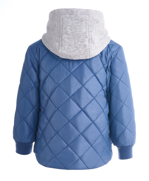 Синяя демисезонная куртка Button Blue