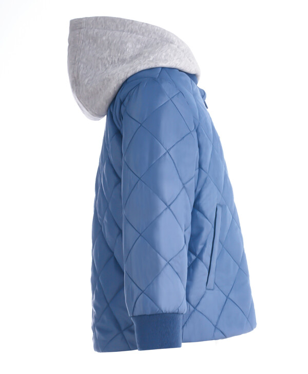 Синяя демисезонная куртка Button Blue