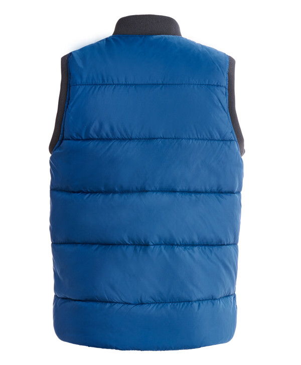 Синий жилет Button Blue