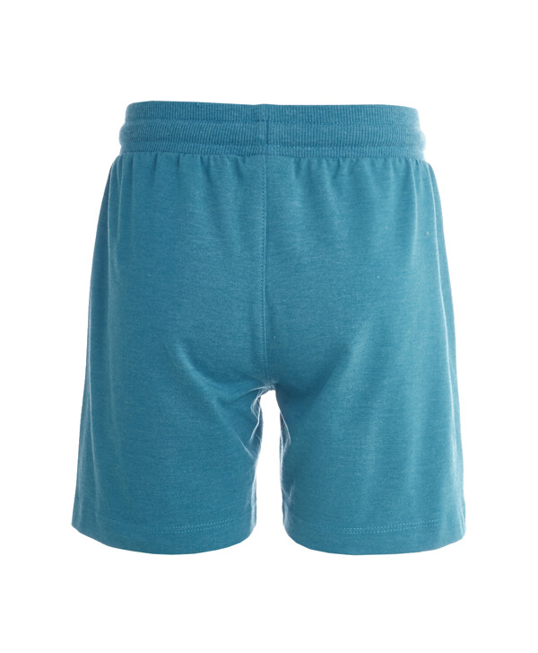 Бирюзовые трикотажные шорты Button Blue