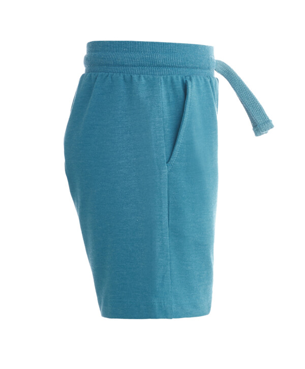 Бирюзовые трикотажные шорты Button Blue