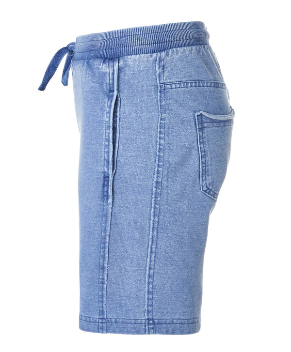 Синие трикотажные шорты Button Blue