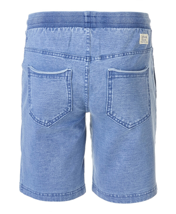Синие трикотажные шорты Button Blue