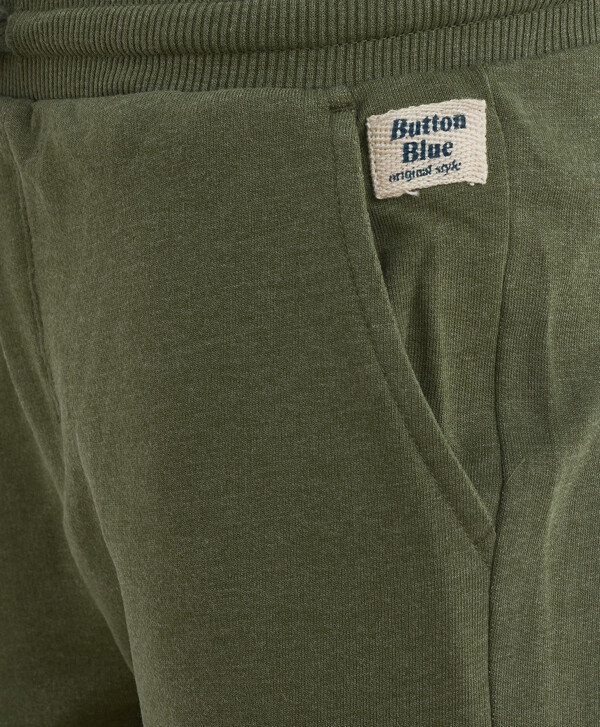 Бежевые брюки Button Blue