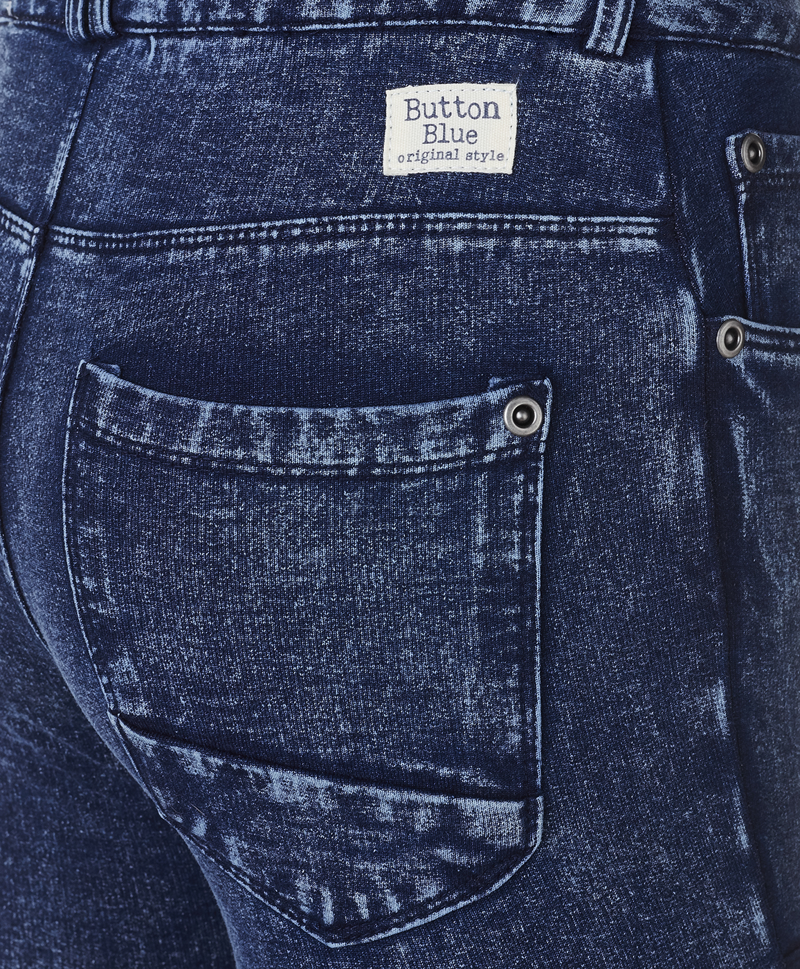 Синие брюки Button Blue