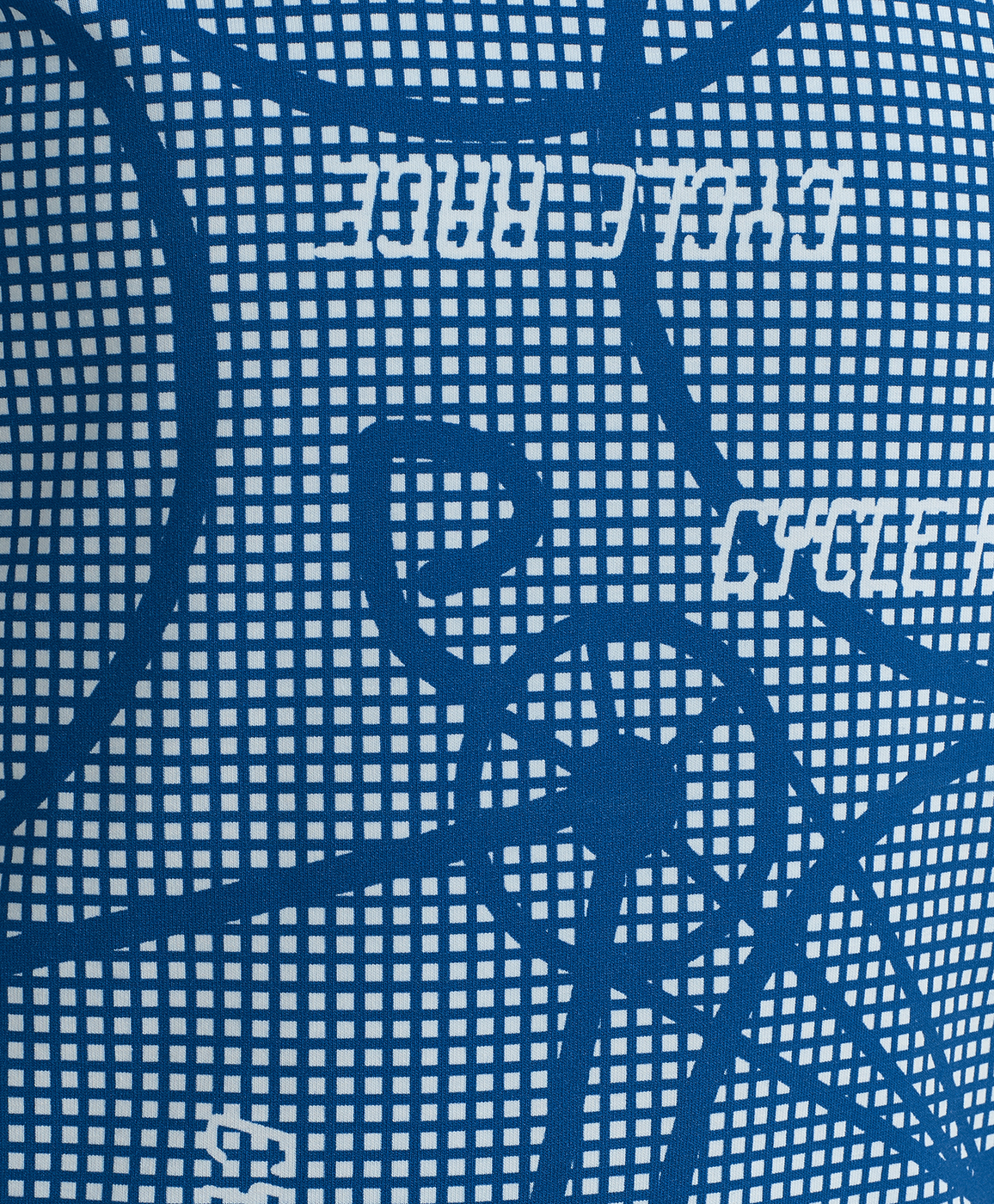 Синяя футболка с коротким рукавом Button Blue