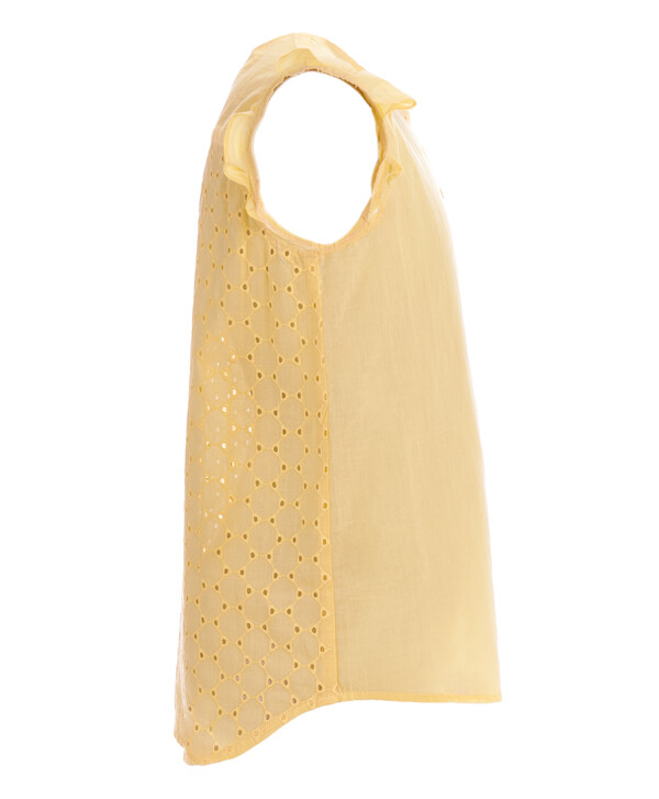 Желтая блузка Button Blue