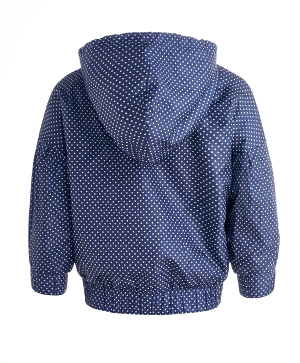 Синяя ветровка в горошек Button Blue