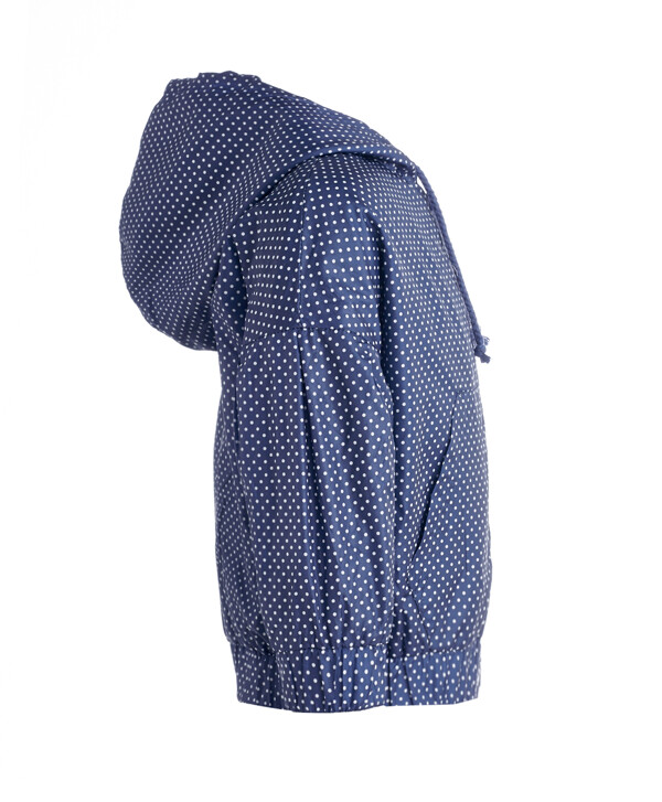 Синяя ветровка в горошек Button Blue