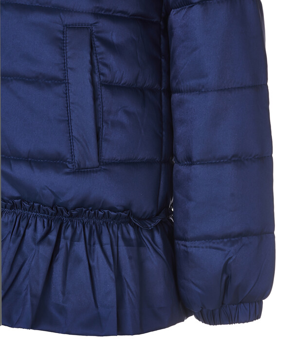 Синяя демисезонная куртка Button Blue