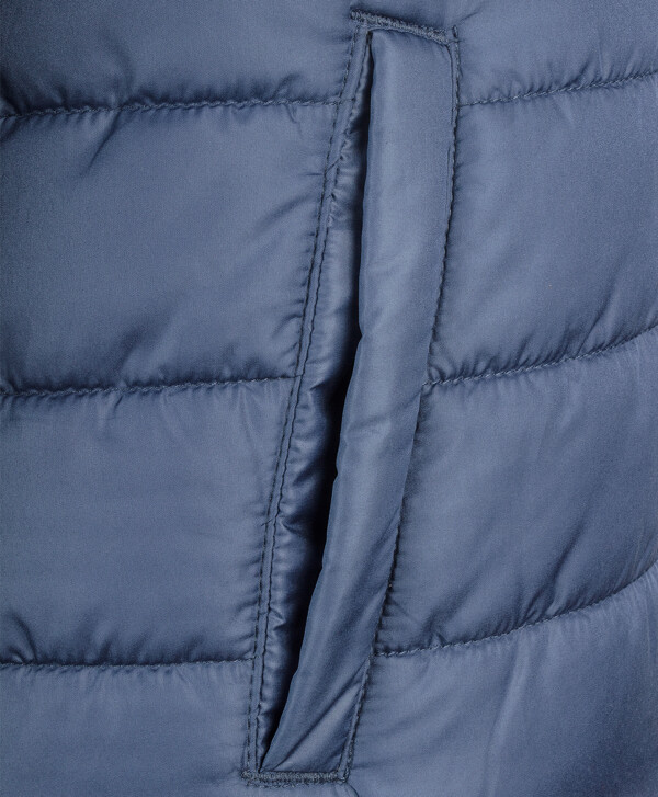 Синее демисезонное пальто Button Blue