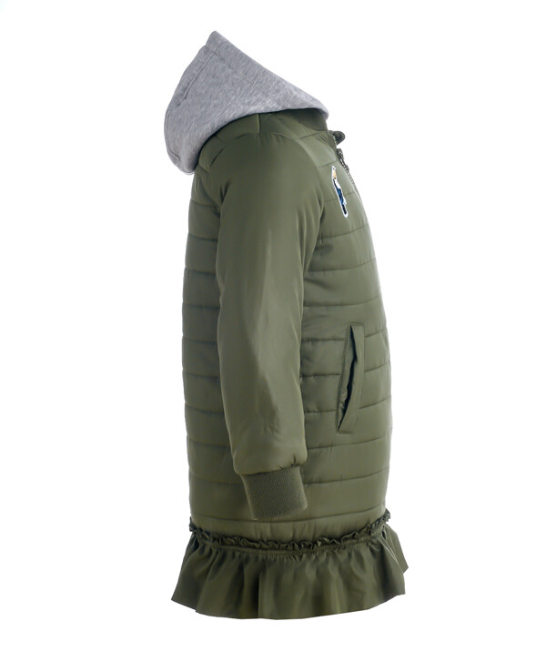 Демисезонное пальто, хаки Button Blue