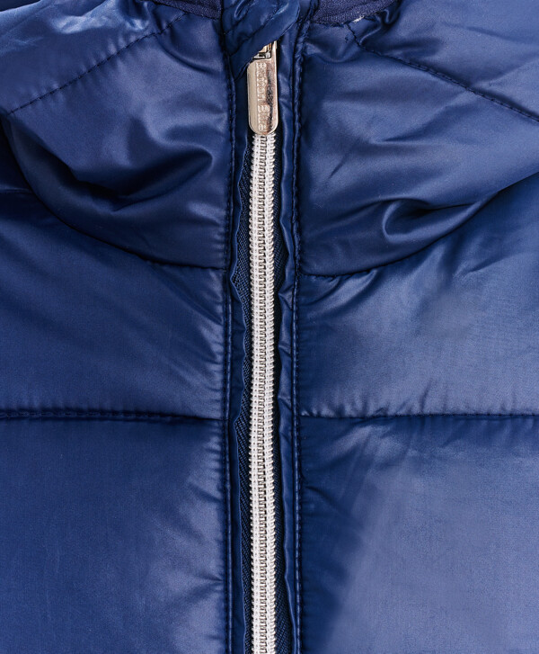 Синее демисезонное пальто Button Blue