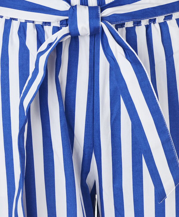 Синие брюки в полоску Button Blue