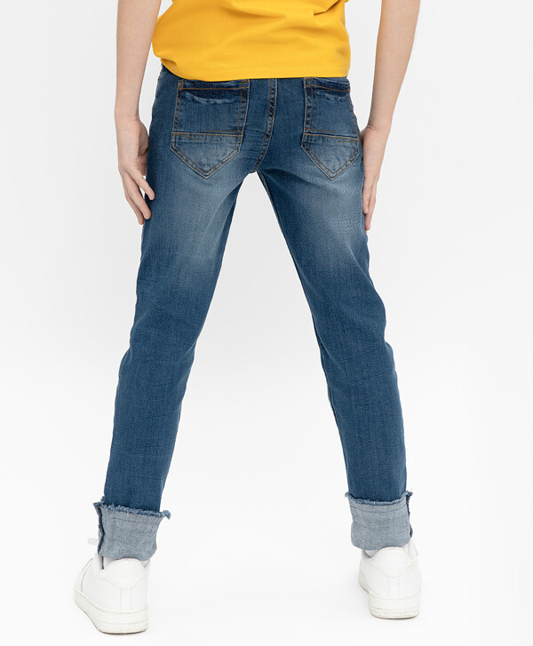 Синие джинсы Regular Fit Button Blue