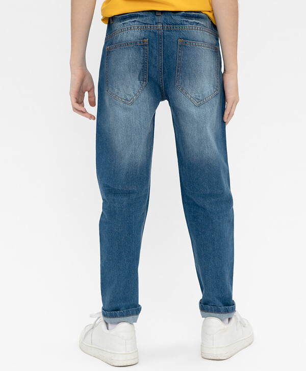 Синие джинсы Regular Fit Button Blue
