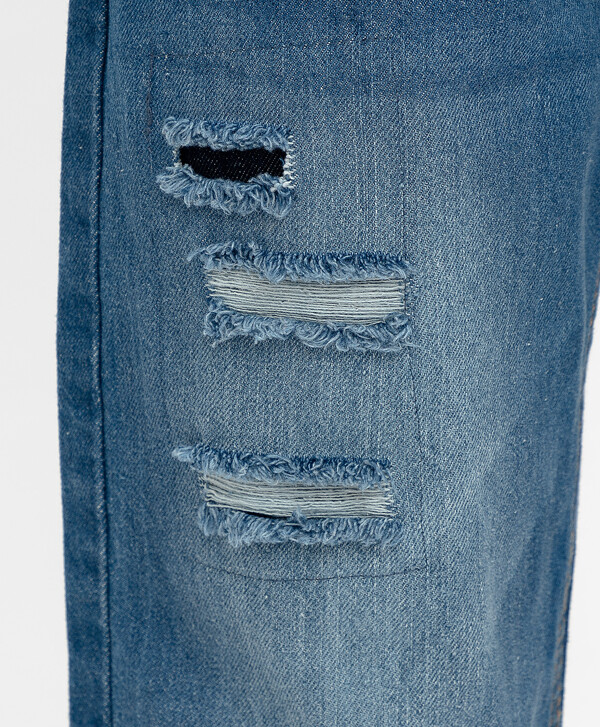 Синие джинсы Regular Fit Button Blue