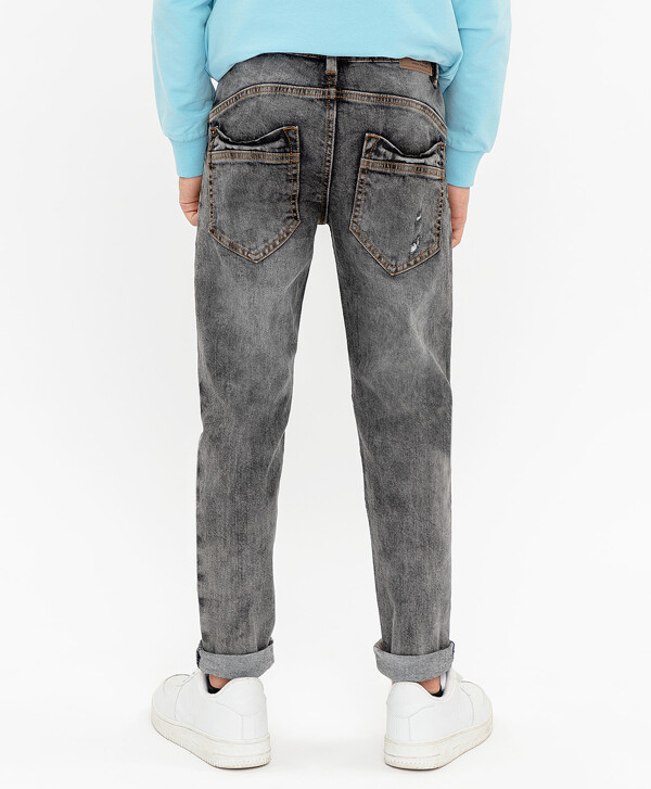 Серые джинсы Slim Fit Button Blue