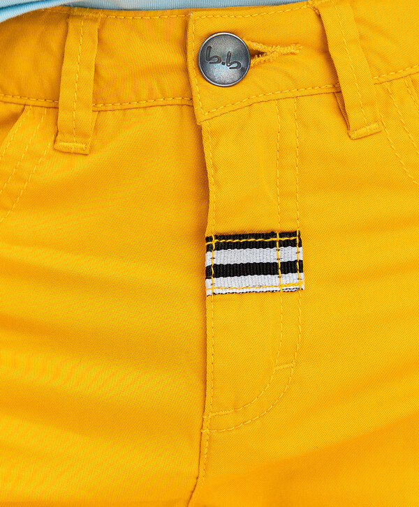 Желтые брюки Button Blue