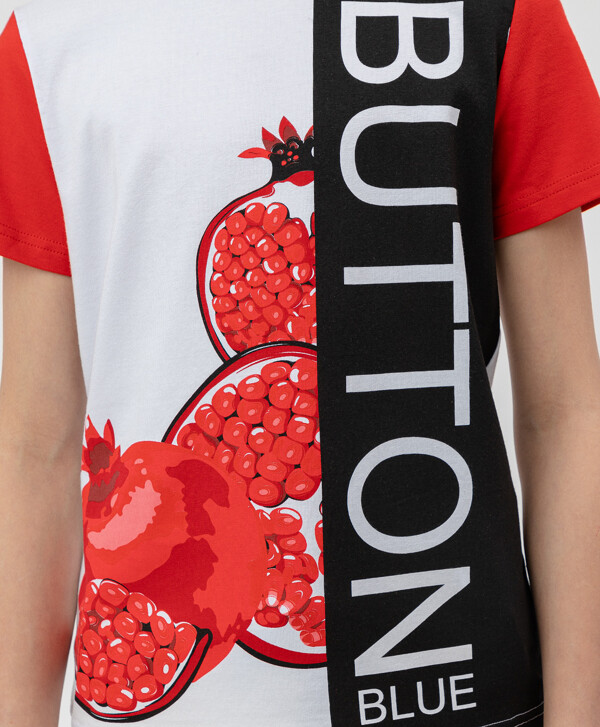 Комплект из 2 футболок Button Blue