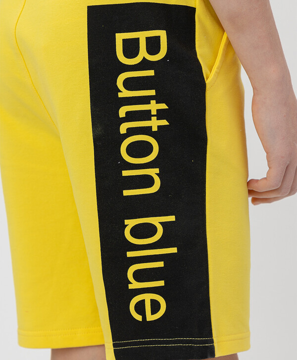 Желтые шорты Button Blue