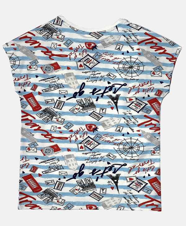 Футболка с коротким рукавом Button Blue