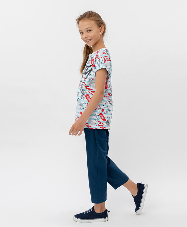 Футболка с коротким рукавом Button Blue