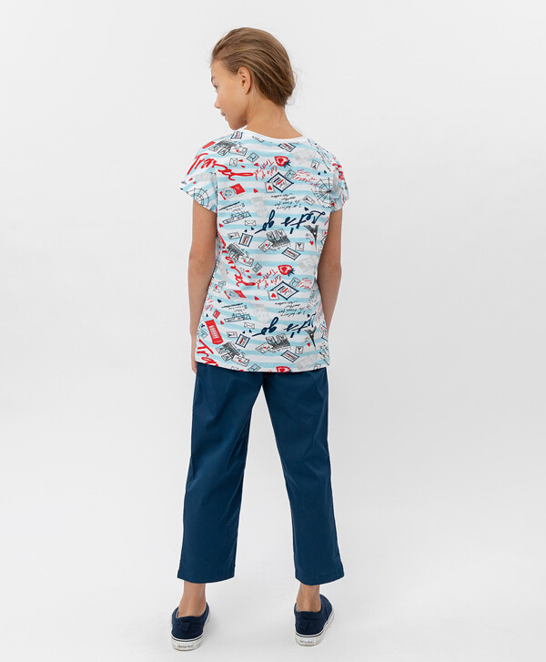 Футболка с коротким рукавом Button Blue