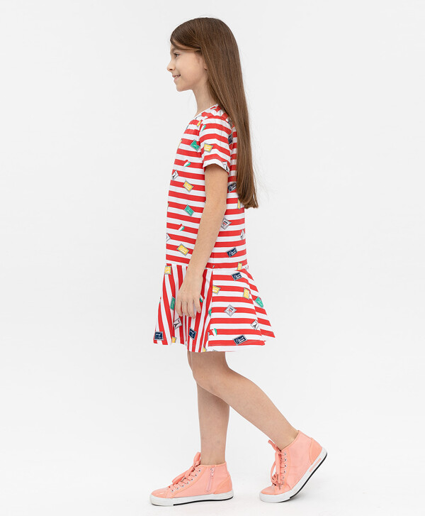 Платье в полоску Button Blue