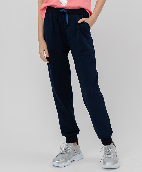 Синие брюки Button Blue