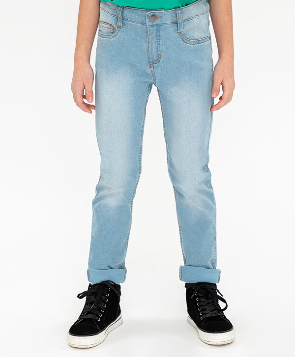 Джинсы Regular fit Button Blue