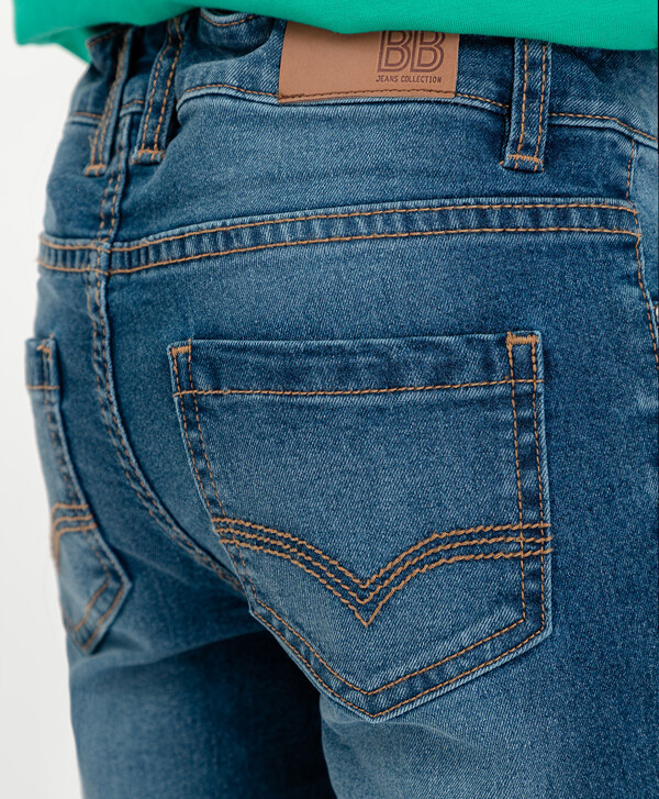 Джинсы Slim fit Button Blue