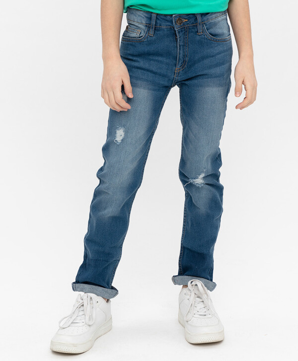 Джинсы Slim fit Button Blue