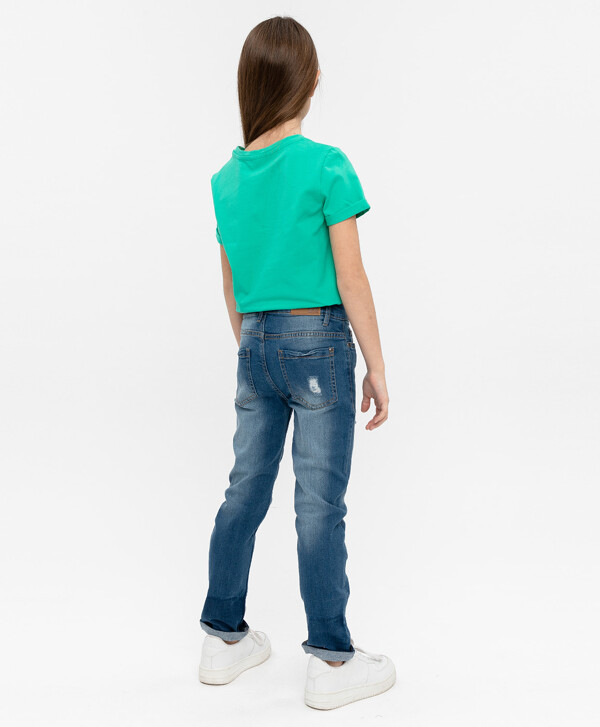 Джинсы Slim fit Button Blue