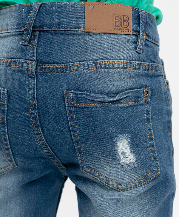 Джинсы Slim fit Button Blue
