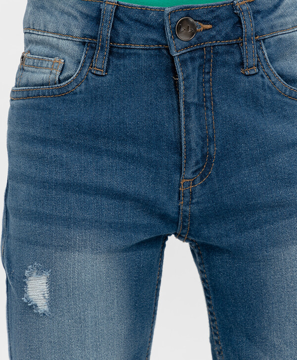 Джинсы Slim fit Button Blue