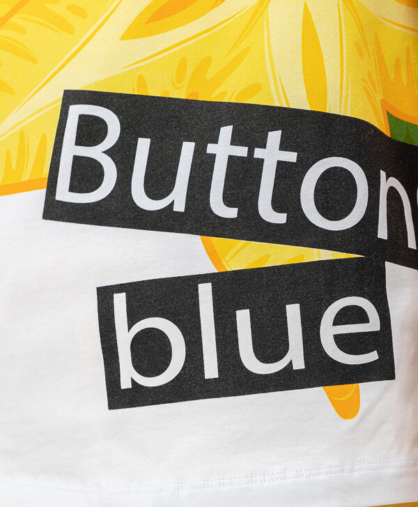 Комплект из 2 футболок Button Blue
