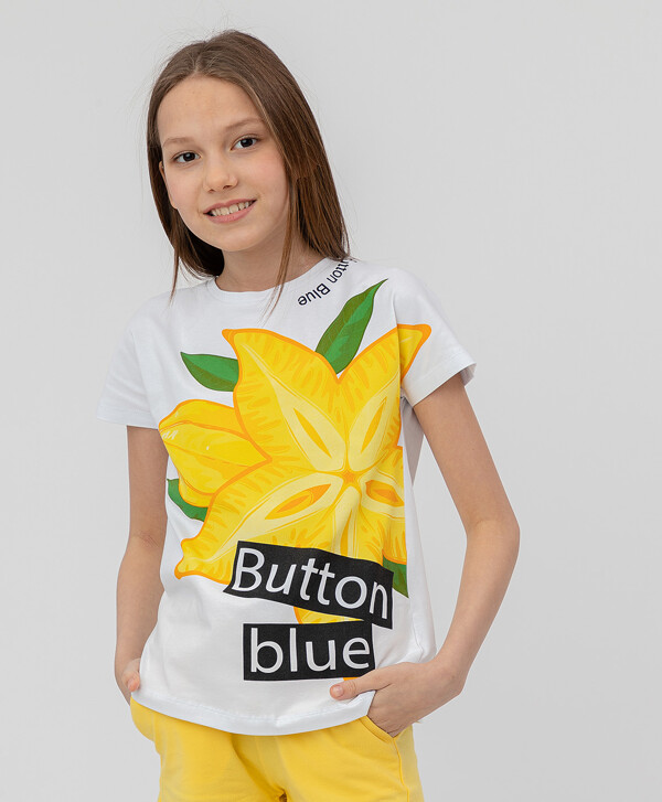 Комплект из 2 футболок Button Blue